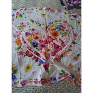 Vintage Codello Heart Silk 21" Square